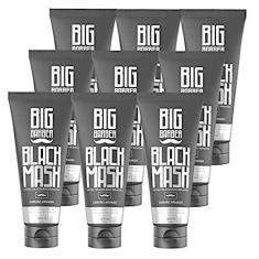 Imagem de Máscara Remoção Cravos Big Barber Black Mask 120ml Caixa Com 9 Unidades