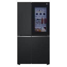 Imagem de Geladeira LG GC-V257SQV Frost Free Side by Side 647 Litros cor Preto Inox