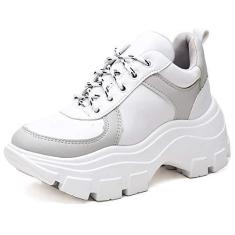 Imagem de Tenis Sneaker Chunky Casual Feminino Detalhes Recortes