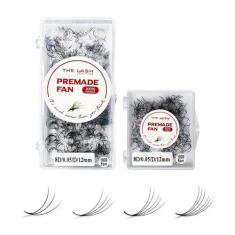 Imagem de Cílios De Ventilador Pré-Fabricados The Lash Supply 1000Fans 3D-14D