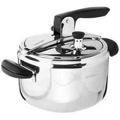 Imagem de Panela de Pressão, Barazzoni, Prata/Preta, 5L