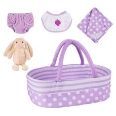 Imagem de Berço Baby Doll BABESIDE para bonecas Reborn de 43 a 56 cm