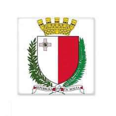 Imagem de Decalque brilhante de ejo de cerâmica com emblema nacional Malta Europe