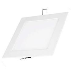 Imagem de Plafon Embutir Led Quadrado Branco 22x22 18w