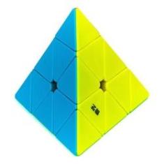 Imagem de Cubo Mágico Profissional Pyraminx QiYi Pirâmide sem adesivo