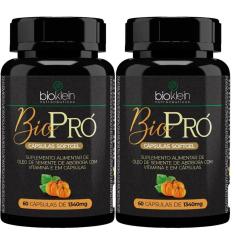 Imagem de Kit 2X Biopró (Óleo De Semente De Abóbora + Vitamina E) 1340Mg 60 Softgels - Bioklein