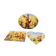 Imagem de Kit 3 Quebra-cabeças infantis Bichos Fofos variados