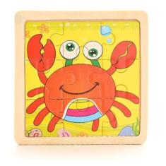 Imagem de Brinquedo Infantil  Quebra Cabeça Madeira 9 Peças - Silvier