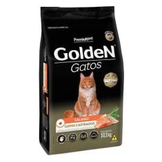 Imagem de Ração Golden Para Gatos Adultos Castrados Sabor Salmão