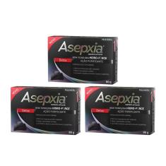 Imagem de Sabonete Asepxia 80G Carvao - Kit Com 3Un
