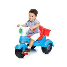 Imagem de Triciclo Velotrol Infantil 2 Em 1 Empurrador E Pedal Velocita Classic  - Calesita