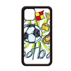 Imagem de Capa para celular Apple Mobile com estampa de futebol de desenho animado para iPhone 11 Pro Max
