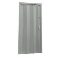 Imagem de Porta Sanfonada Pvc 0,84x2,10  Multilit cinza - Plasflex
