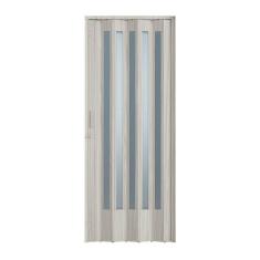 Imagem de Porta Sanfonada PVC Plastporta 210x72cm Translucida BCF Pecan