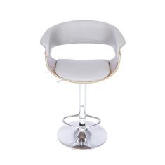 Imagem de Banqueta Elba OR Design Cinza/Marrom