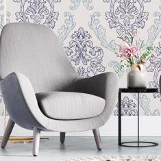 Imagem de Papel De Parede Adesivo Vintage N02139 Rolo 0,58X3M