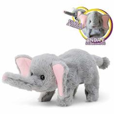 Imagem de Pelúcia Interativa - PlayFull Pets - Elefantinho - Cinza - Toyng