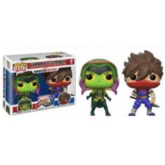 Imagem de Funko Pop Marvel Vs Capcom 2 Pack Gamora Vs Strider