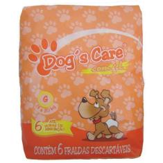 Imagem de Fralda Higiênica Dogs Care Ecofralda Para Cães Fêmeas 6 Unidades - Tam