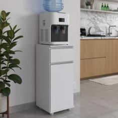 Imagem de Armário Para Bebedouro Com Porta E Gaveta Cozinha Escritório - Pek Móv