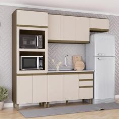 Imagem de Cozinha Compacta 4 Peças 2 Fornos 100% Mdf Connect - Henn