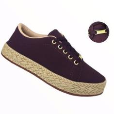 Imagem de Tênis Feminino Casual Flat Form Sapatenis Premium Original-Feminino