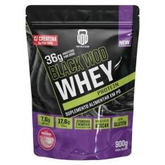 Imagem de Whey Com 3g Creatina por dose Black Wod Whey C/Creatina Morango 900g Wod Nutrition