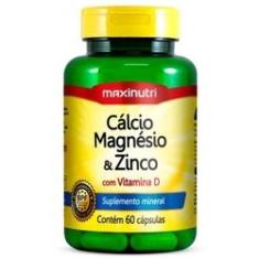 Imagem de Cálcio Magnésio E Zinco 600Mg 60Cps Maxinutri