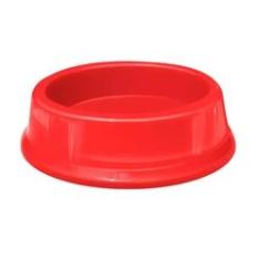 Imagem de Comedouro Furacão Pet de Plástico Vermelho para Gatos 200ml