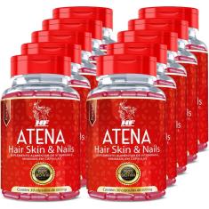 Imagem de 10x Atena Vitamina Para Unhas Cabelo E Pele Hf Suplements