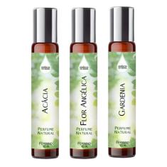 Imagem de Kit 3 Perfumes Roll On 10Ml Feminino - Floral Doce Delicado