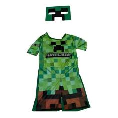 Imagem de Fantasia Infantil Minecraft Enchimento e Máscara ( 2 a 9 anos ) - SGB 