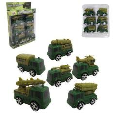 Imagem de Caminhao militar A friccao pull back super chariots sortidos com 6 pec
