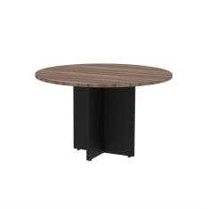 Imagem de Mesa Reunião Redonda Mrr1100p25pp Walnut/Preto