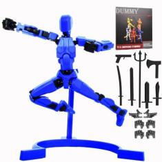 Imagem de Boneco de ação T-13 Creative Anime Robot Building Toy Blue - ritastar