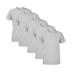 Imagem de Kit com 5 Camisetas Masculina Dry Fit Part.B Chumbo