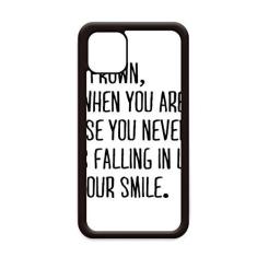 Imagem de Capa Poetry Never Frown Always Smile para iPhone 11 Pro Max para Apple Mobile Case Shell