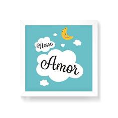 Imagem de Arte Maníacos Quadro Decorativo Nosso Amor Fundo  - 50x50cm (Moldura em laca )