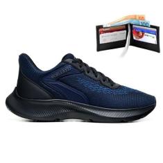 Imagem de Tênis P/  Academia Esporte Original Gmm Shoes Leve Conforto + Carteira