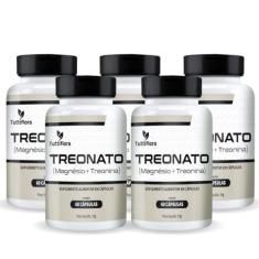 Imagem de Kit Com 05 - Treonato (Magnésio + Treonina) 500mg 60 Cápsulas TuttiFlora