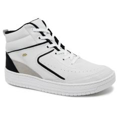 Imagem de Tênis Feminino Dakota Cano Alto Casual G9233 Branco/Preto
