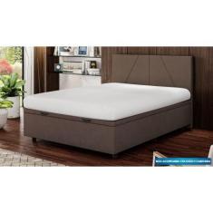 Imagem de Base Cama Baú Casal Veludo - Skybox - Sky Box