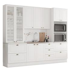 Imagem de Cozinha Completa Americana 4 Peças com Torre Quente 2 Fornos - Móveis Henn