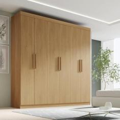 Imagem de Guarda-roupa Fenix 06 Portas de Bater 06 Gavetas Cinamomo