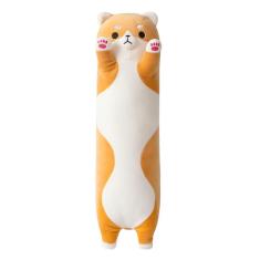 Imagem de Almofada longa de pelúcia para cães PEACH CAT Shiba Inu Corgi Stuffed Anim