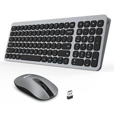 Imagem de LeadsaiL teclado sem fio e mouse combo, mouse sem fio USB e conjunto de teclado de computador, compacto e silencioso para Windows Laptop, desktop, PC