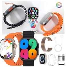 Imagem de Kit Smartwatch W69 Ultra Plus Relogio Inteligente Android Ios Bluetoot