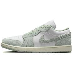 Imagem de Tênis masculino Jordan 1 Low White/Dune Red-Lobster-Sail (FJ3459 160), Branco/Seafoam-Sail, 41