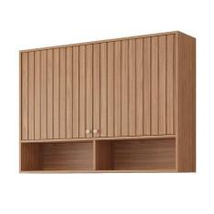 Imagem de Armário Aéreo De Cozinha 100%Mdf 120 Cm 2 Portas Divina Mgm Móveis Fre