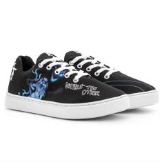 Imagem de Tenis Feminino Estampa Kindred Preto-Feminino